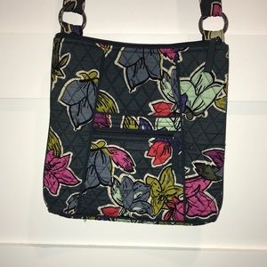 Vera Bradley women’s hipster falling flowers cross body bag